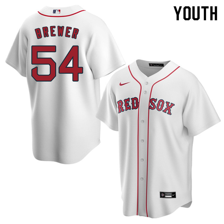 Nike Youth #54 Colten Brewer Boston Red Sox Baseball Jerseys Sale-White